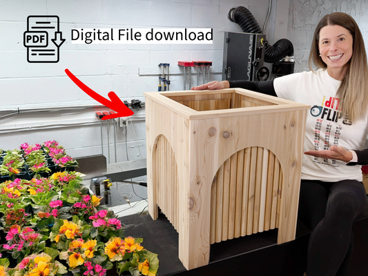 DIY Arch Planter Box - Woodworking Plans