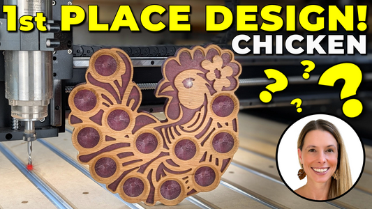 10-DAY CHALLENGE - Chicken Shaped Egg Board // DIY WoodWorking