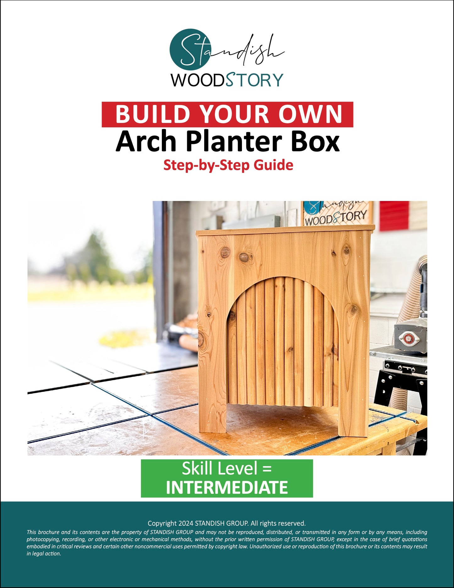 DIY Arch Planter Box  - Woodworking Plans