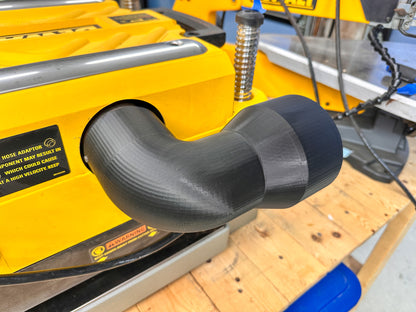 DeWalt DW735 Side-Exit Dust Collection Adapter (105 mm / 4-1/4") 3D Print