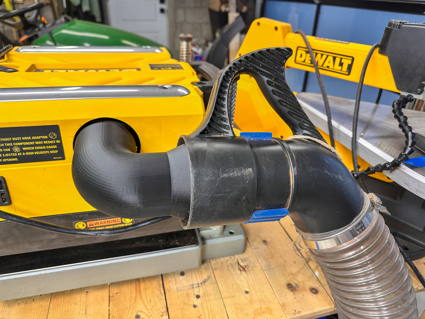 DeWalt DW735 Side-Exit Dust Collection Adapter (105 mm / 4-1/4") 3D Print