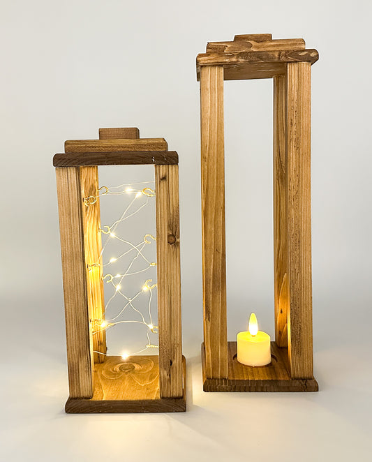 Rustic Wood Lantern Building Plan - DIY Woodworking