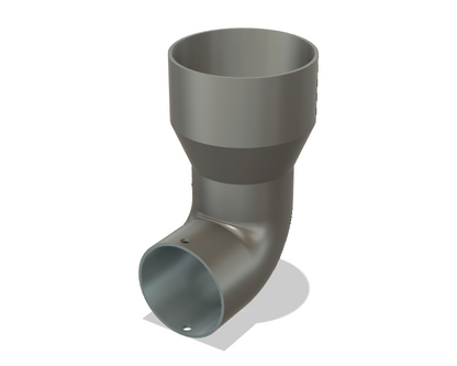 DeWalt DW735 Side-Exit Dust Collection Adapter (105 mm / 4-1/4") 3D Print