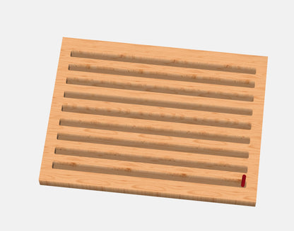 Tambour Breadbox CNC file + SVG + Cut List